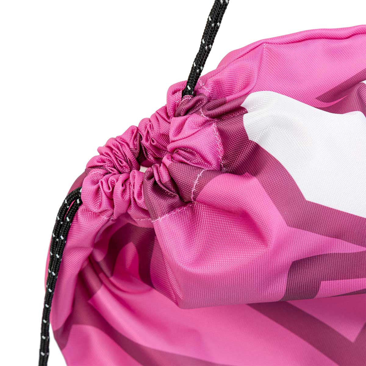 ARI ESSENTIAL URBAN TYPO GYMSACK - PINK/WHITE/PINK