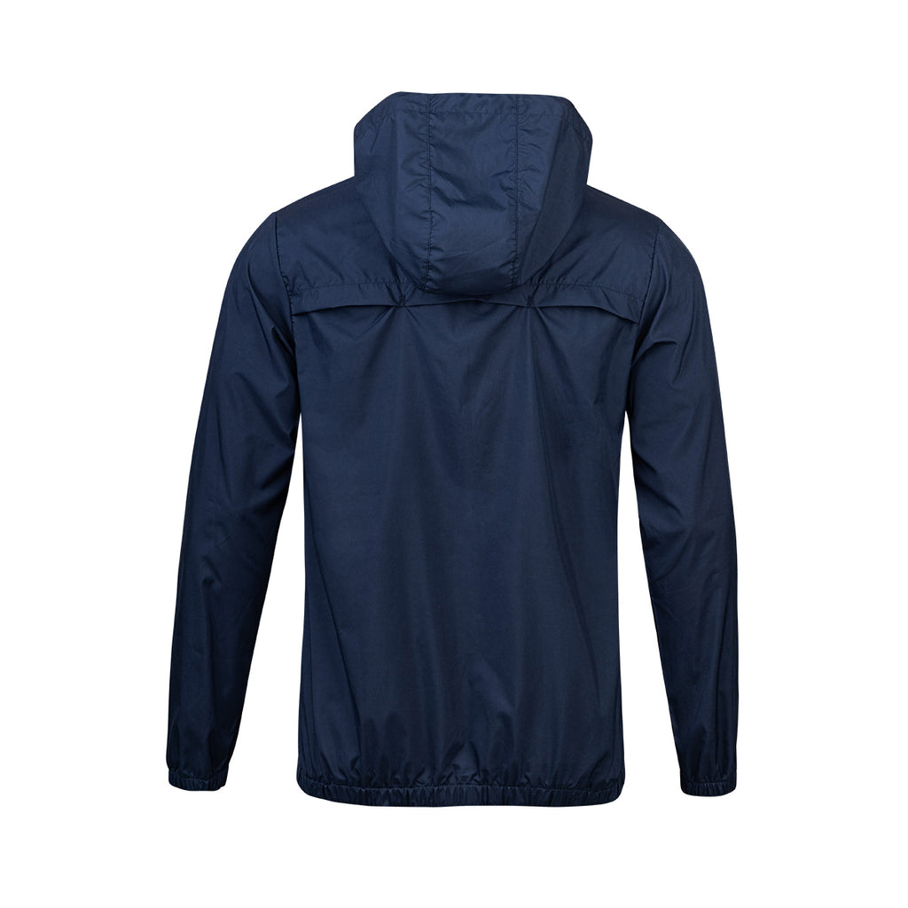 ARI ESSENTIAL WINDBREAKER JACKET - NAVY/SILVER/WHITE