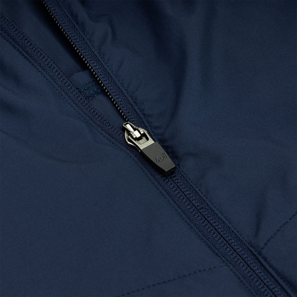 ARI ESSENTIAL WINDBREAKER JACKET - NAVY/SILVER/WHITE