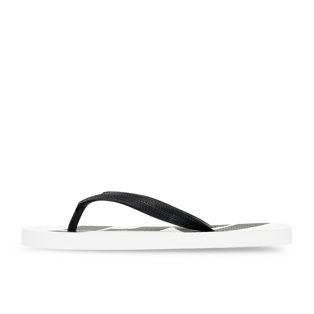 ARI FLIP FLOP SANDALS - WHITE/WHITE/BLACK