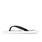 ARI FLIP FLOP SANDALS - WHITE/WHITE/BLACK