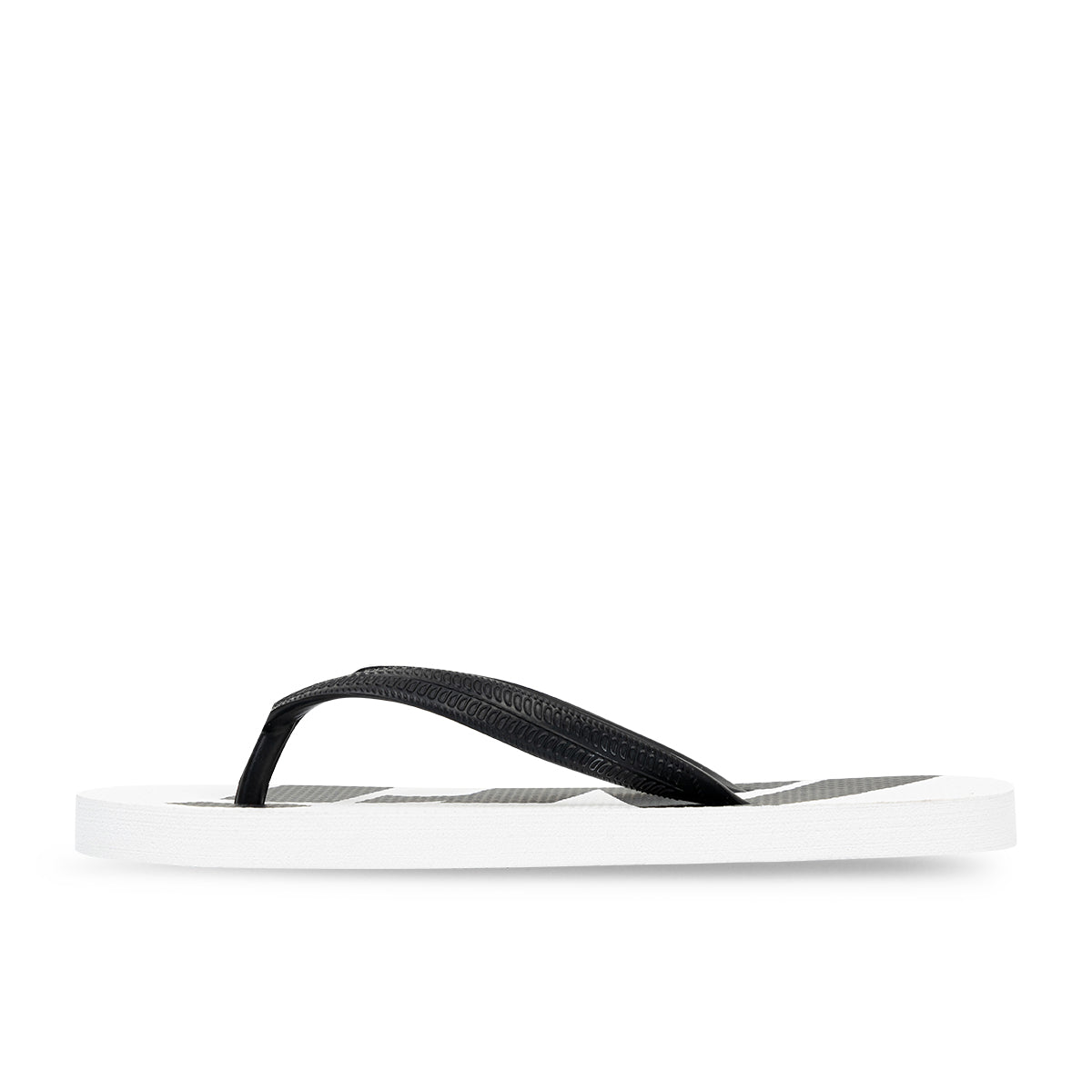 ARI FLIP FLOP SANDALS - WHITE/WHITE/BLACK