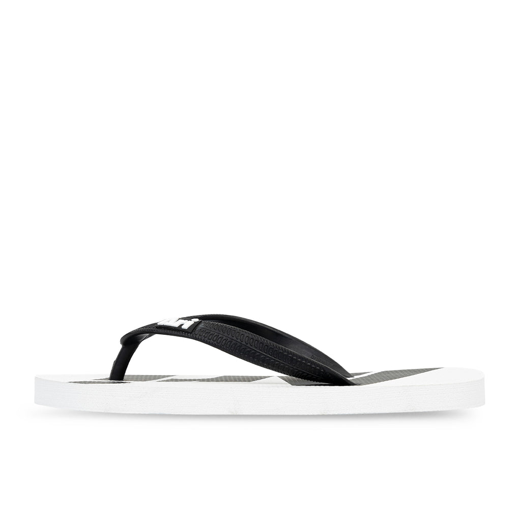 ARI FLIP FLOP SANDALS - WHITE/WHITE/BLACK
