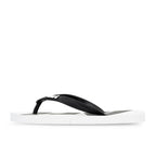 ARI FLIP FLOP SANDALS - WHITE/WHITE/BLACK