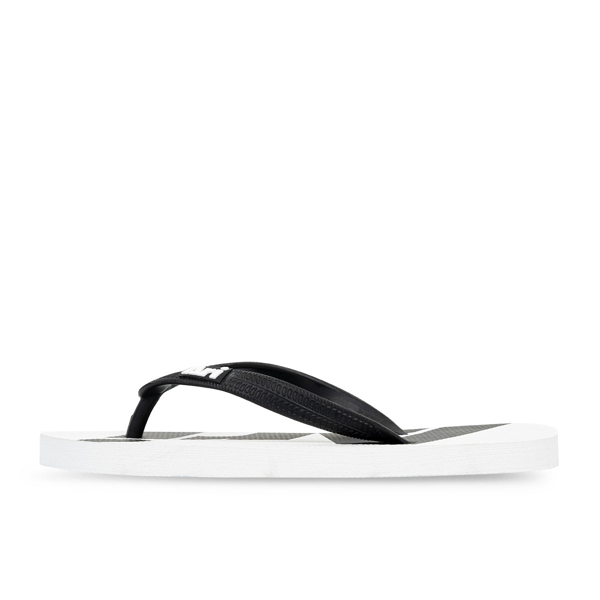 ARI FLIP FLOP SANDALS - WHITE/WHITE/BLACK