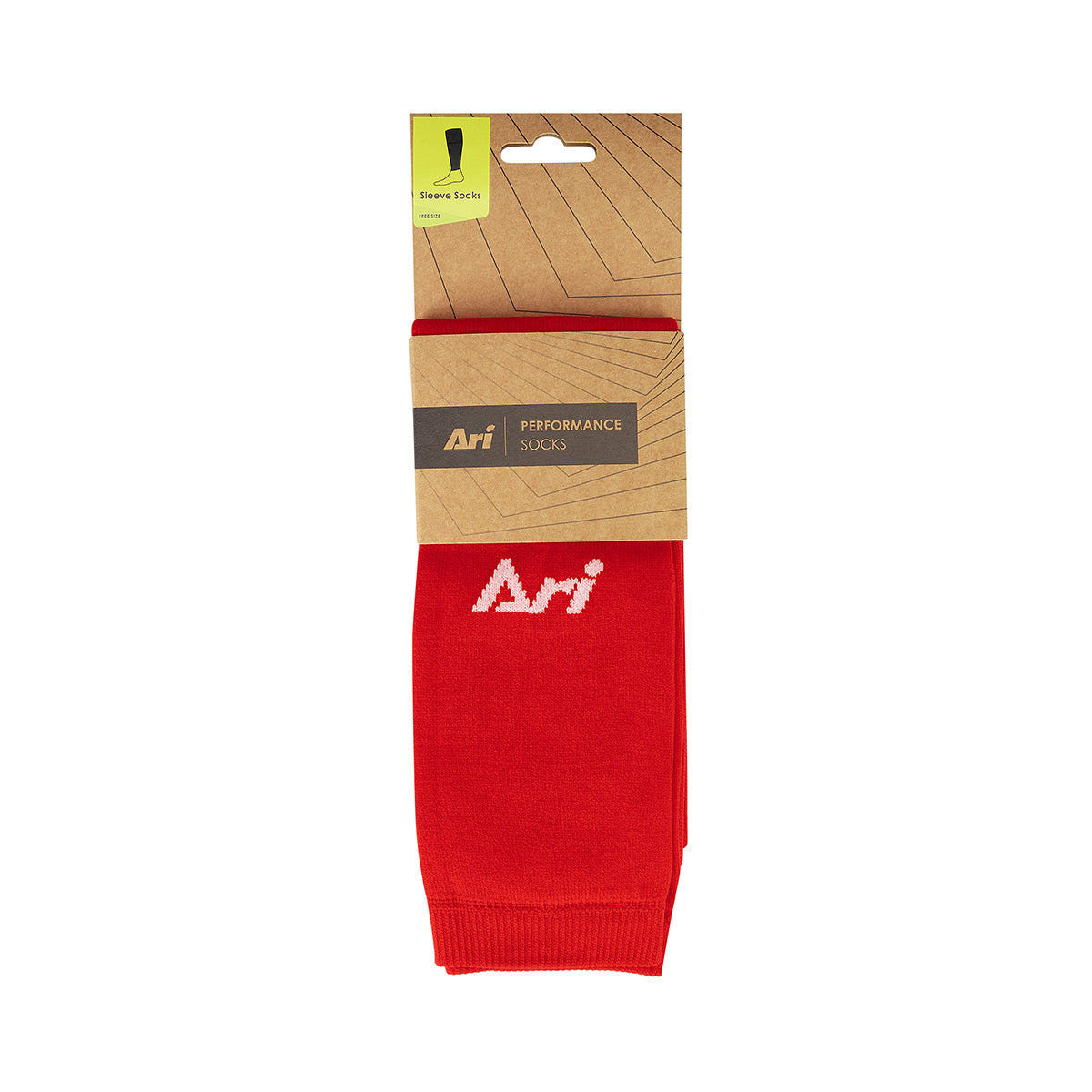 ARI FOOTBALL SLEEVE SOCKS - RED/WHITE