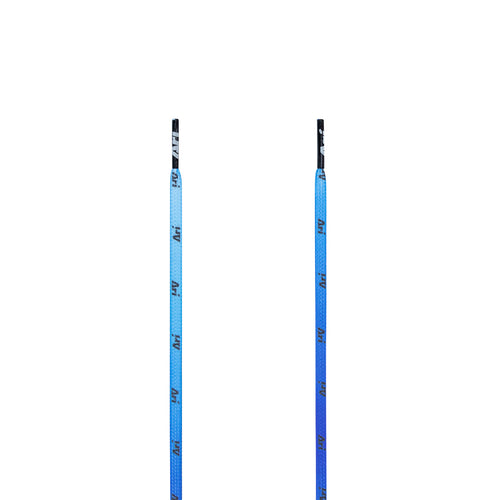 ARI GRADIENT SHOELACES - 5MM/105CM - BLUE/BLACK/BLACK
