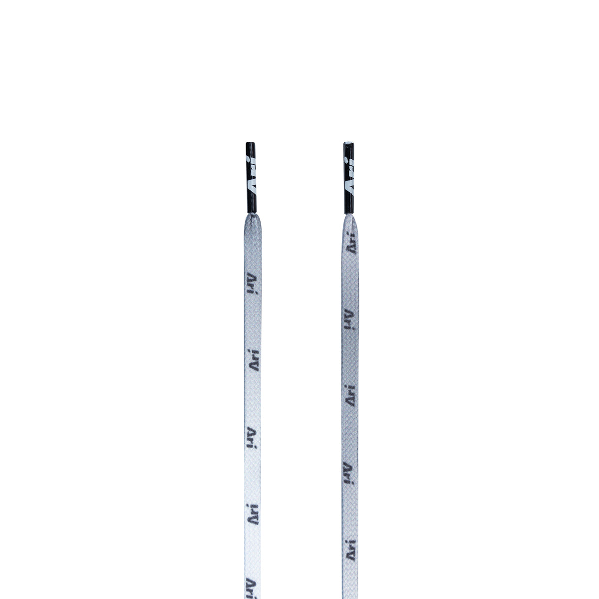 ARI GRADIENT SHOELACES - 5MM/105CM - WHITE/BLACK/BLACK