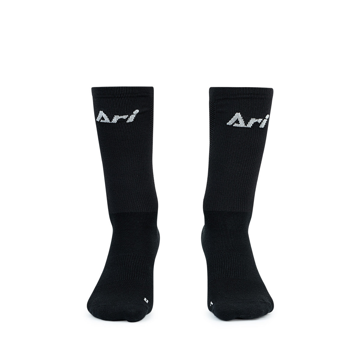 ARI HEX GRIP CREW SOCKS - BLACK/WHITE/BLACK