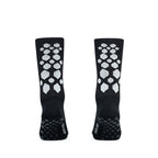 ARI HEX GRIP CREW SOCKS - BLACK/WHITE/BLACK
