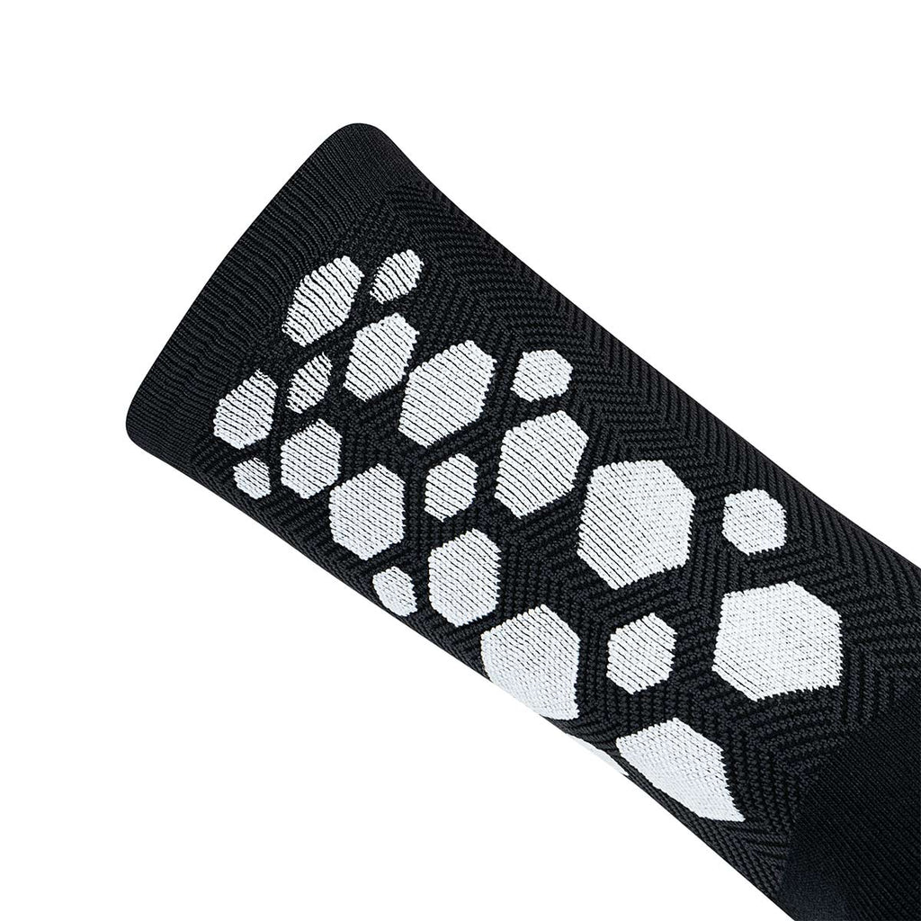 ARI HEX GRIP CREW SOCKS - BLACK/WHITE/BLACK