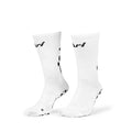 ARI HEX GRIP CREW SOCKS - WHITE/BLACK/WHITE