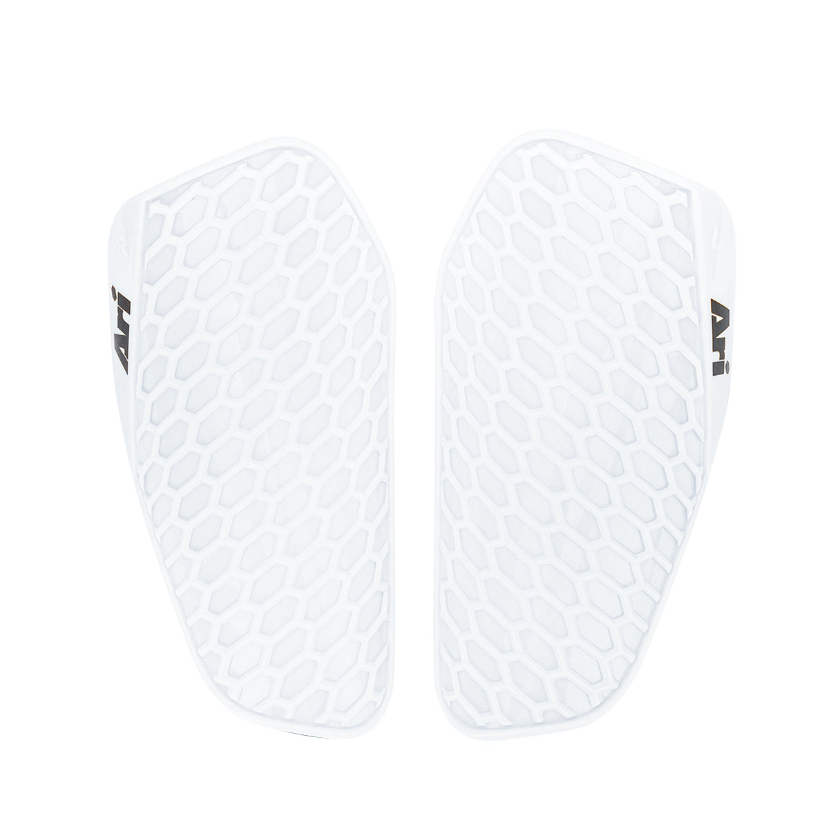 ARI HEXAGON SHIN GUARD - WHITE/BLACK