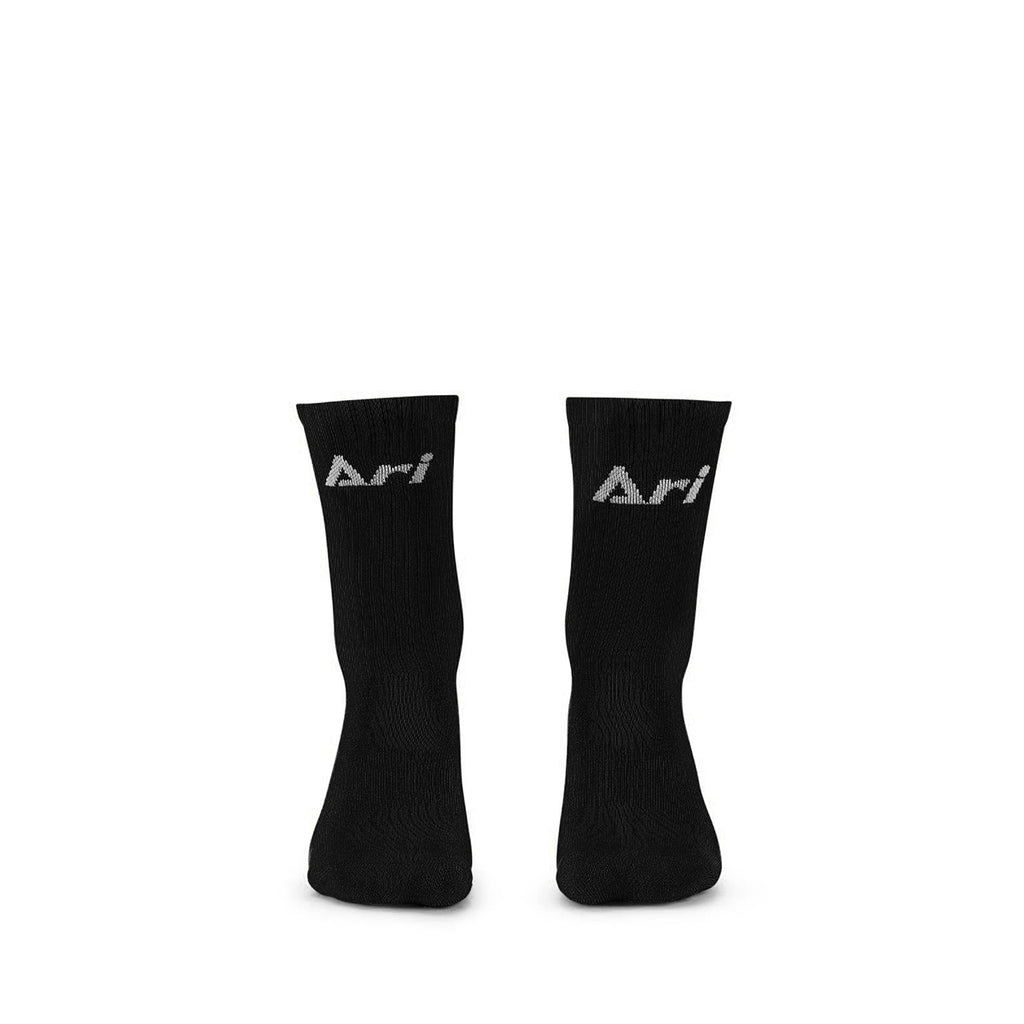ARI JUNIOR CREW SOCKS - BLACK/WHITE