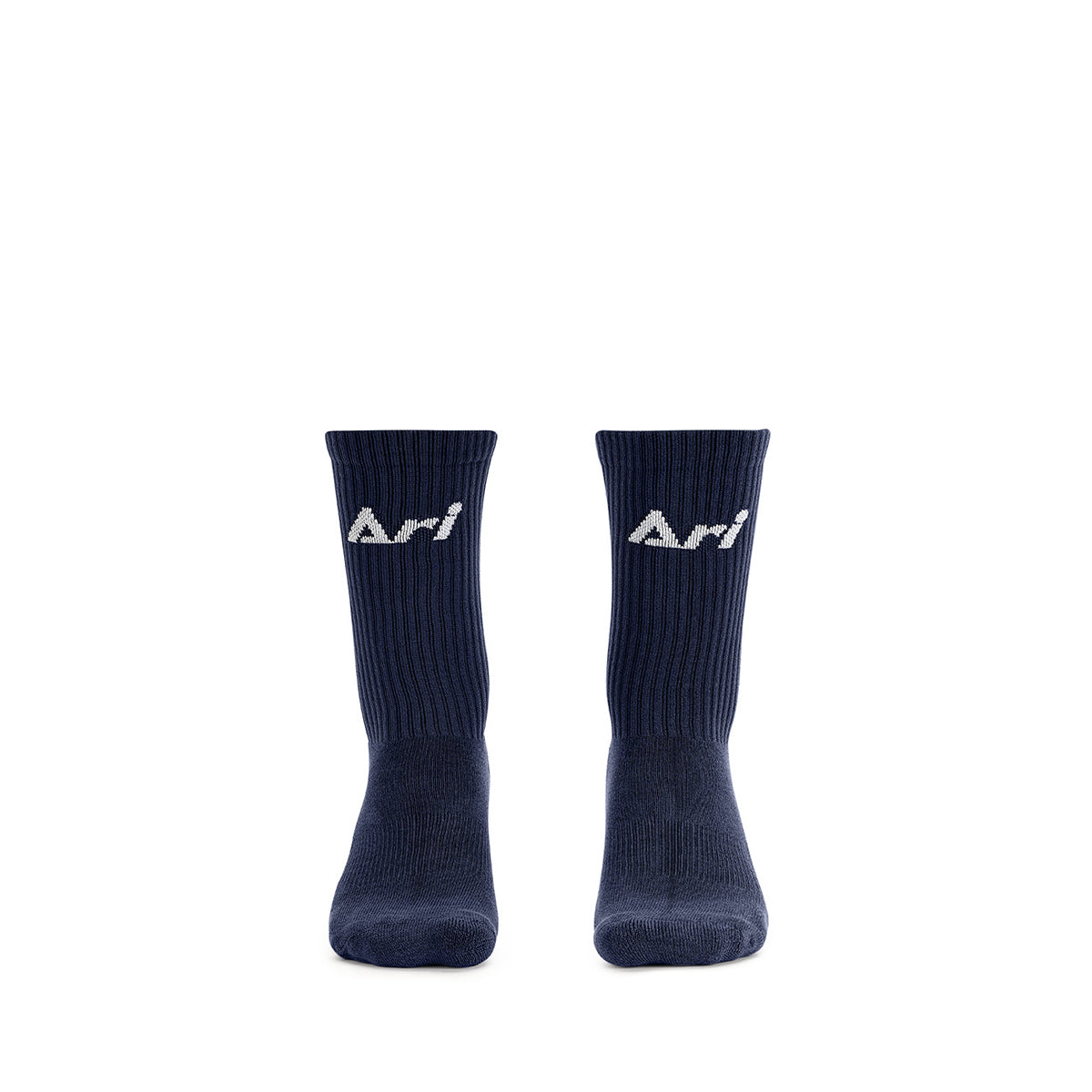 ARI JUNIOR CREW SOCKS - DARK NAVY/WHITE