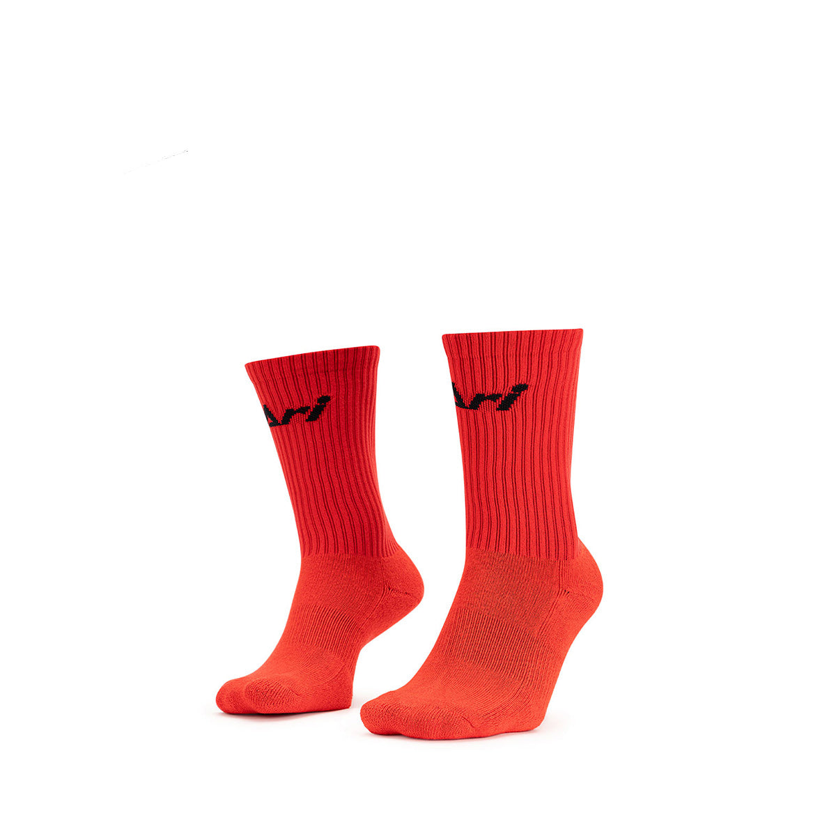 ARI JUNIOR CREW SOCKS - RED/BLACK