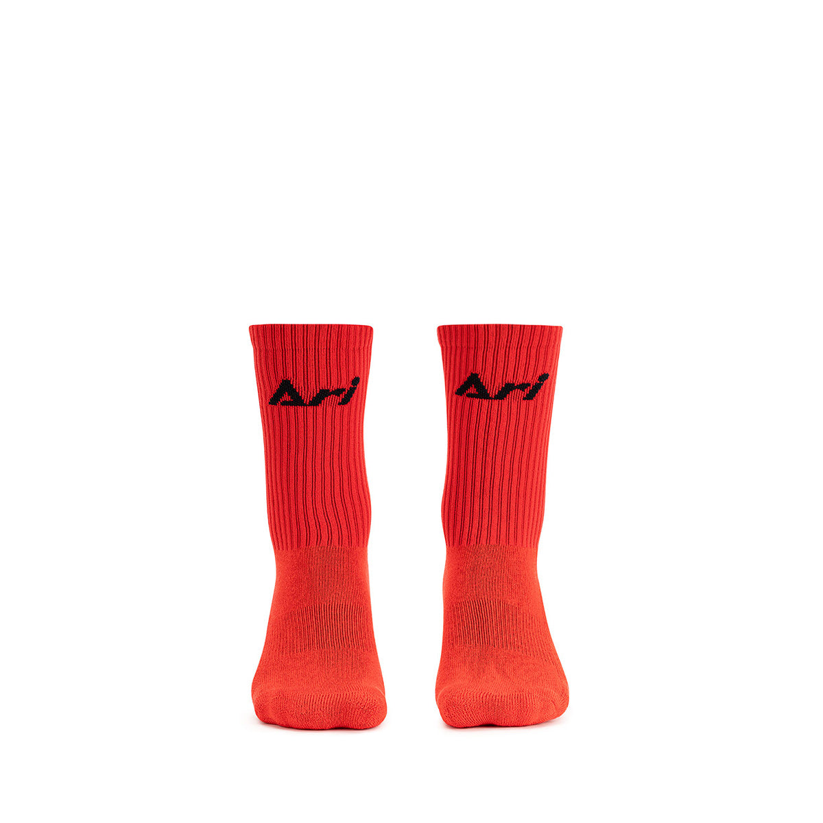 ARI JUNIOR CREW SOCKS - RED/BLACK