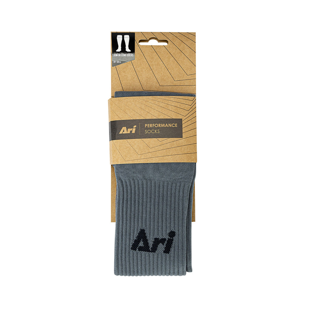 ARI JUNIOR LONG SOCKS - WOLF GREY