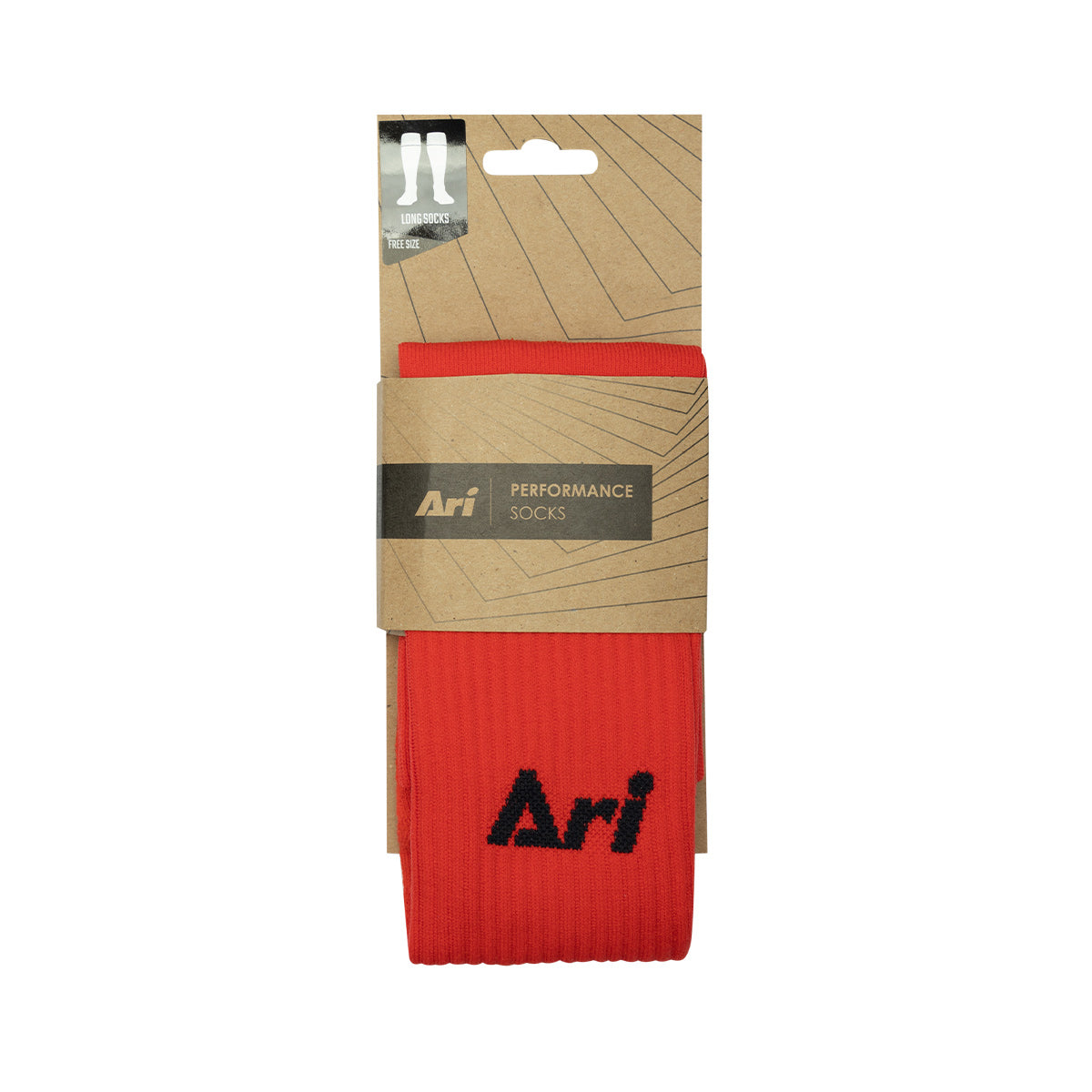 ARI JUNIOR LONG SOCKS - RED