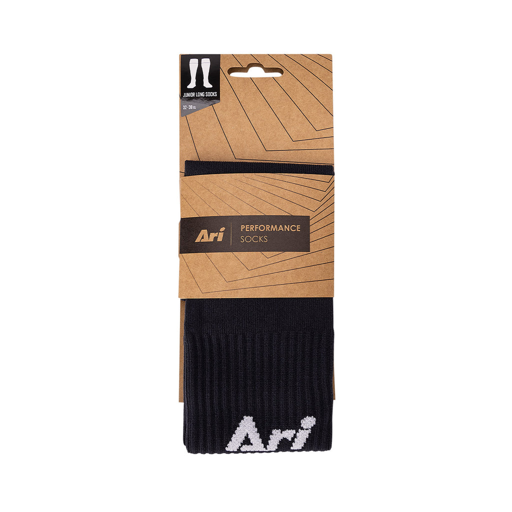ARI JUNIOR LONG SOCKS - BLACK