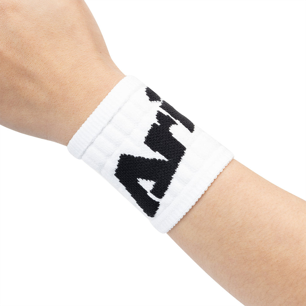 ARI KIDS ADEPT LIGHTWEIGHT WRISTBAND - WHITE/BLACK/WHITE