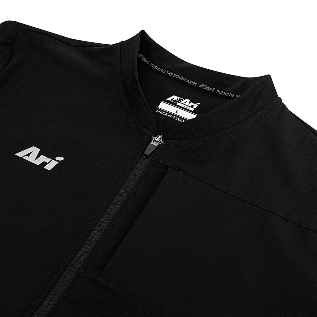 ARI KIDS ADEPT LITE JACKET - BLACK/SLIVER/WHITE