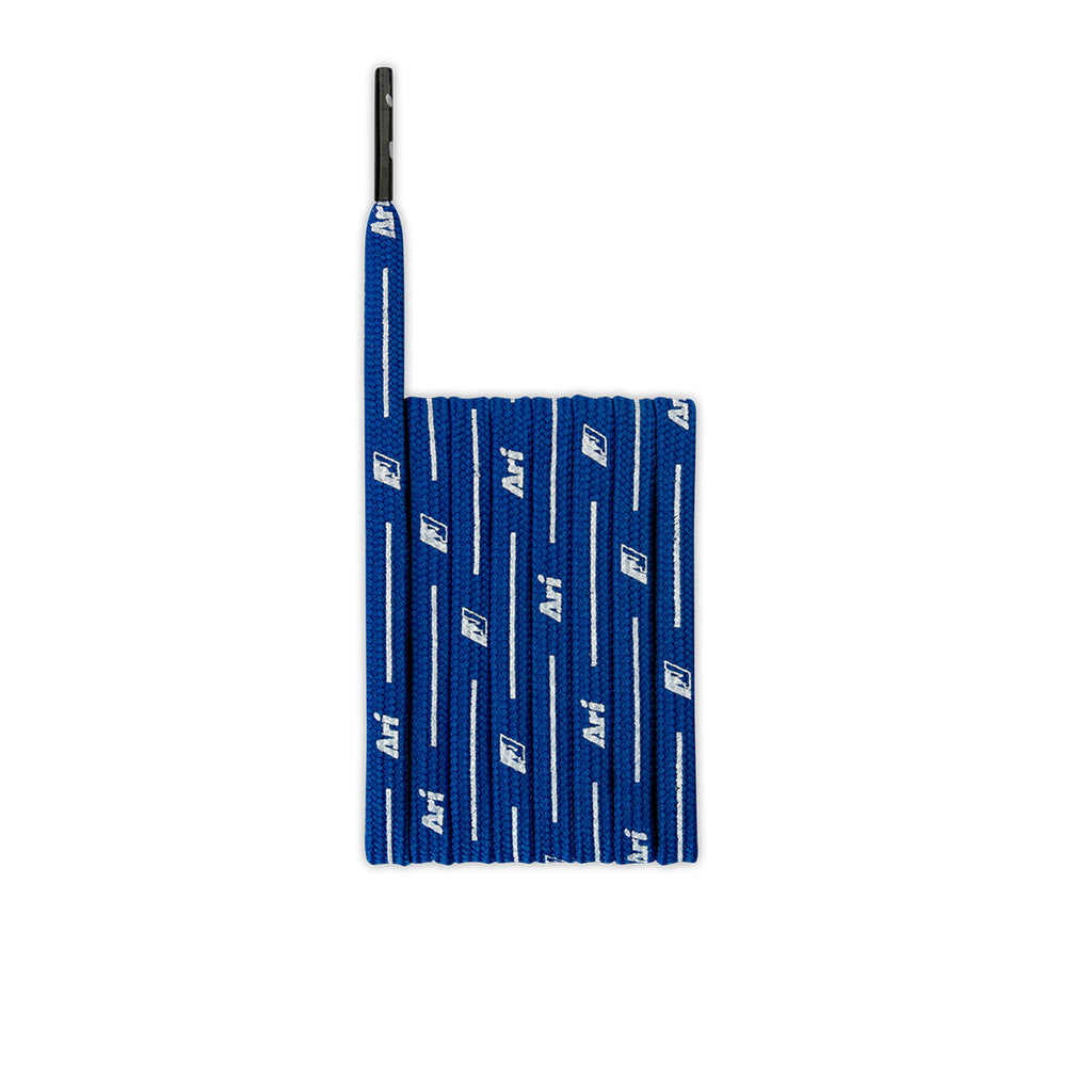 ARI KIDS COLORFUL SHOELACES - BLUE/BLUE/WHITE