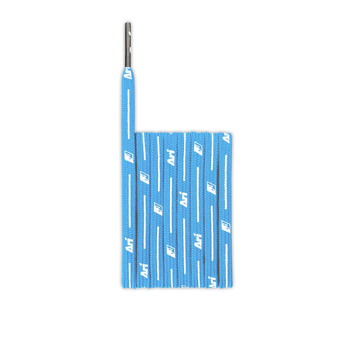 ARI KIDS COLORFUL SHOELACES - LIGHT BLUE/LIGHT BLUE/WHITE