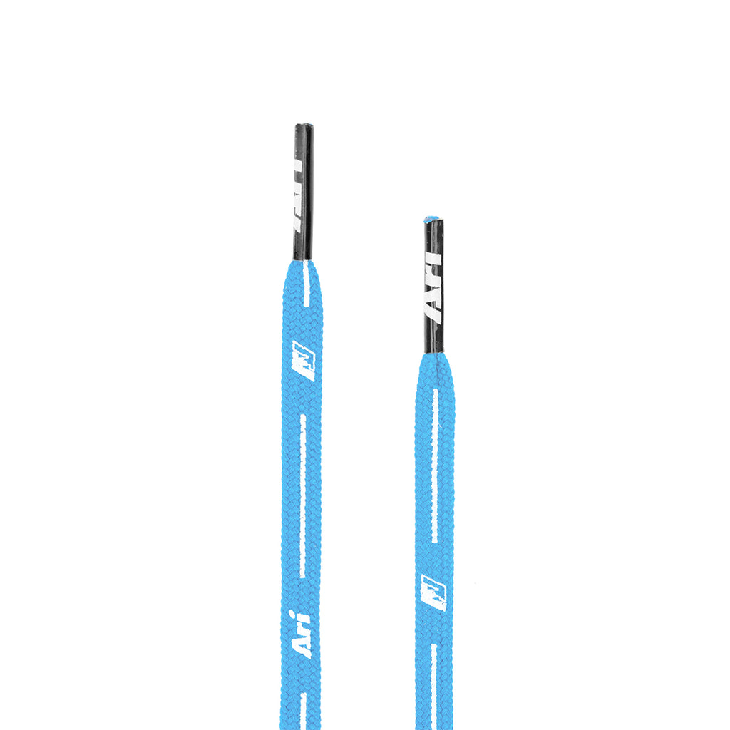 ARI KIDS COLORFUL SHOELACES - LIGHT BLUE/LIGHT BLUE/WHITE