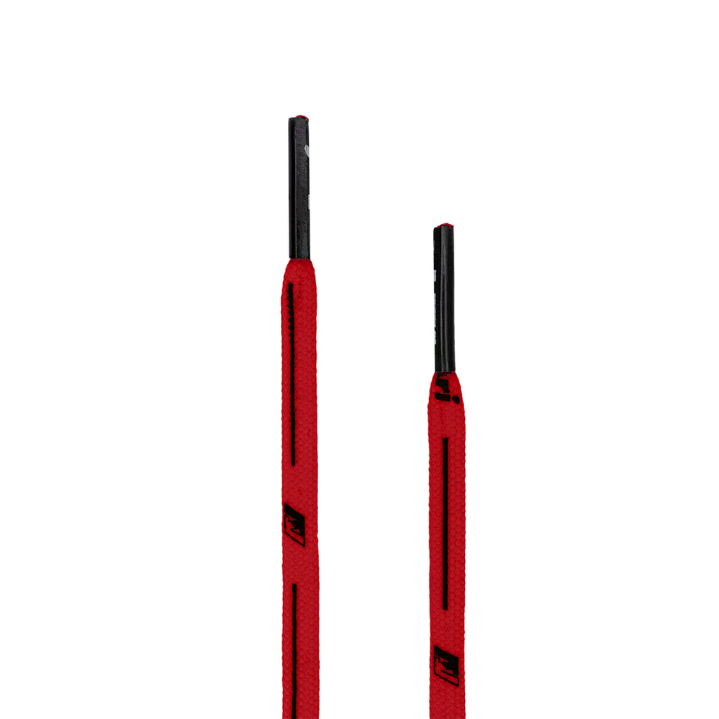 ARI KIDS COLORFUL SHOELACES - RED/RED/BLACK