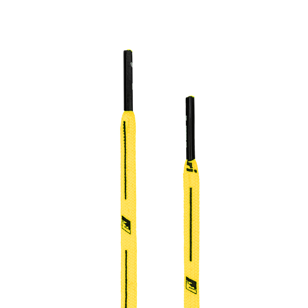 ARI KIDS COLORFUL SHOELACES - YELLOW/YELLOW/BLACK