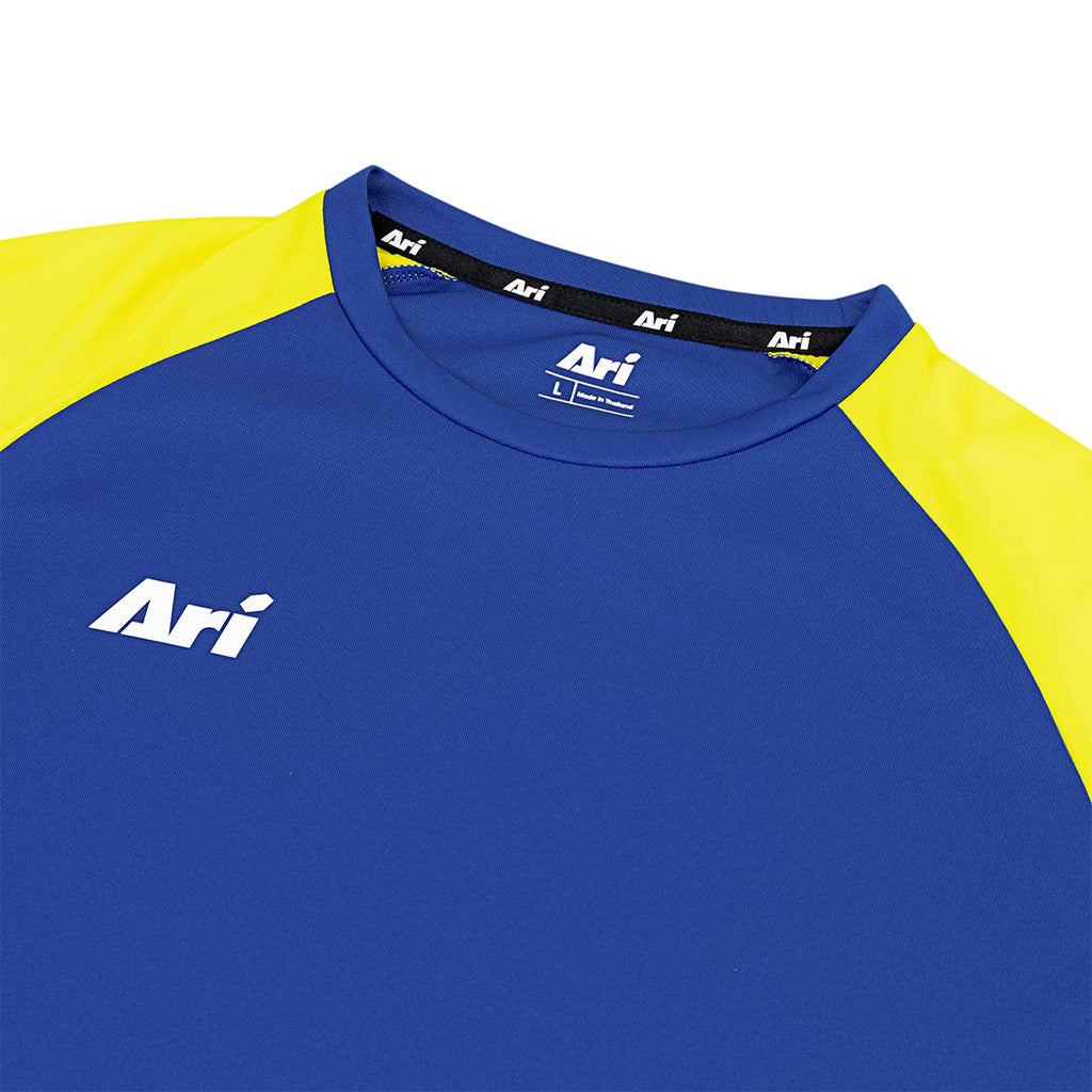 ARI KIDS ESSENTIAL 2TONES TEAM JERSEY - NAVY/YELLOW/WHITE