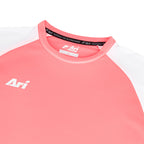 ARI KIDS ESSENTIAL 2TONES TEAM JERSEY - NEON PINK/NEON PINK/WHITE