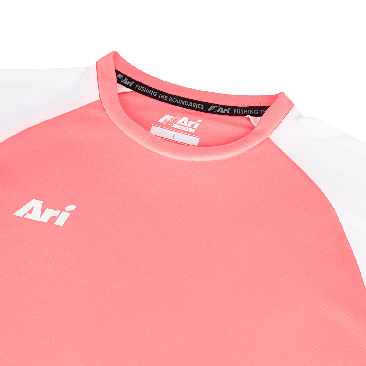 ARI KIDS ESSENTIAL 2TONES TEAM JERSEY - NEON PINK/NEON PINK/WHITE