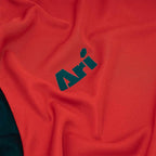 ARI KIDS ESSENTIAL 2TONES TEAM JERSEY - RED/RED/BLACK
