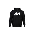 ARI KIDS ESSENTIAL HOODIE - BLACK/WHITE/BLACK
