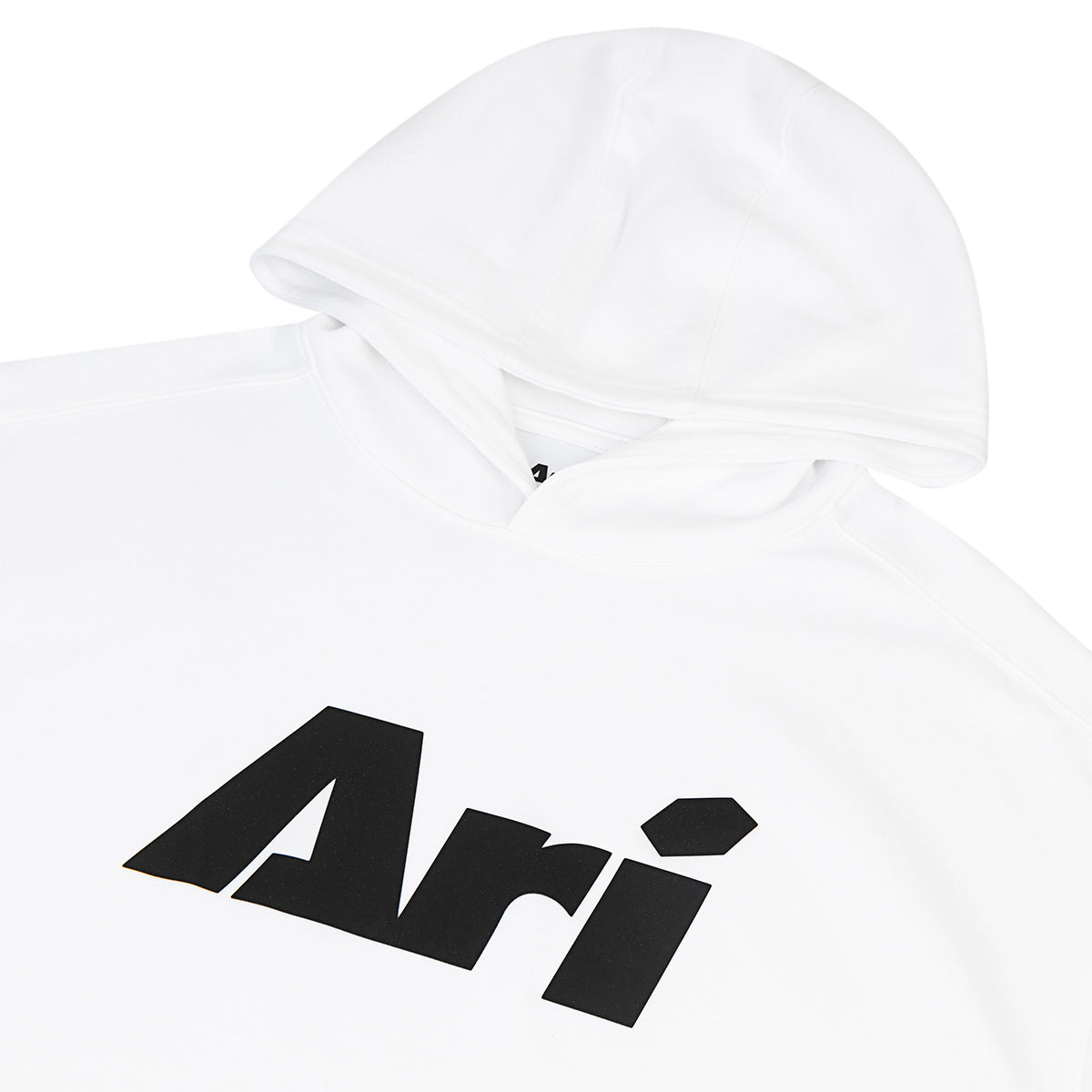 ARI KIDS ESSENTIAL HOODIE - WHITE/BLACK/WHITE