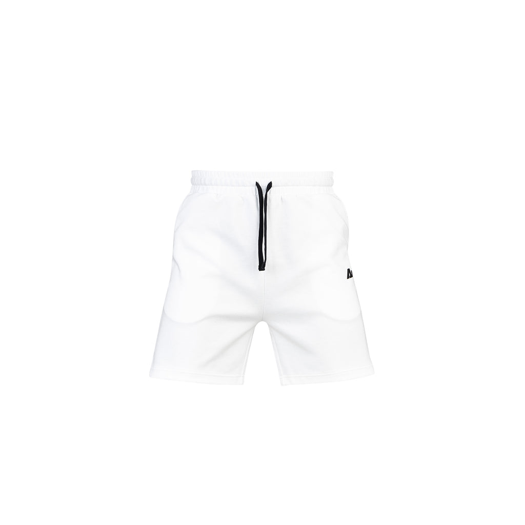 ARI KIDS ESSENTIAL SHORTS - WHITE/BLACK/WHITE