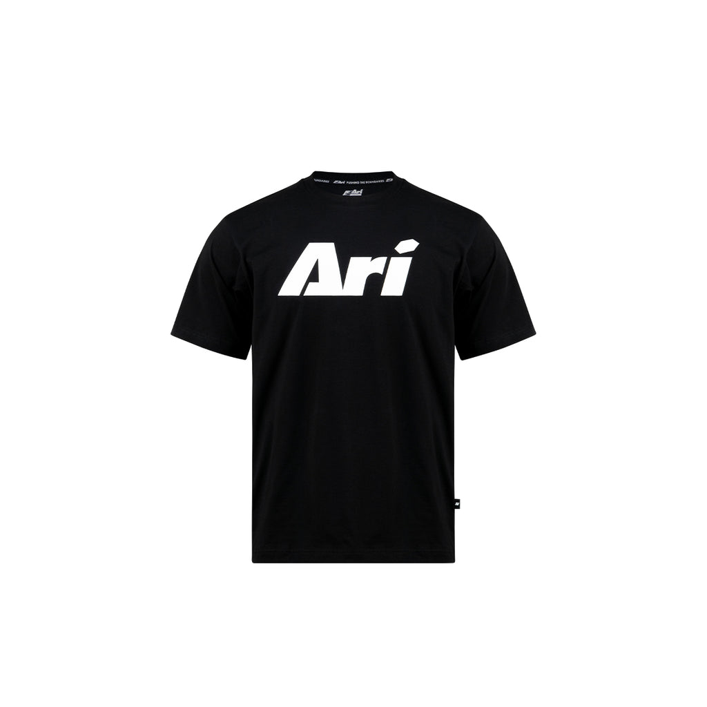 ARI KIDS ESSENTIAL SIGNATURE TEE - BLACK/WHITE/WHITE