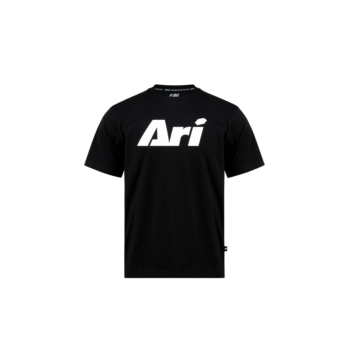 ARI KIDS ESSENTIAL SIGNATURE TEE - BLACK/WHITE/WHITE