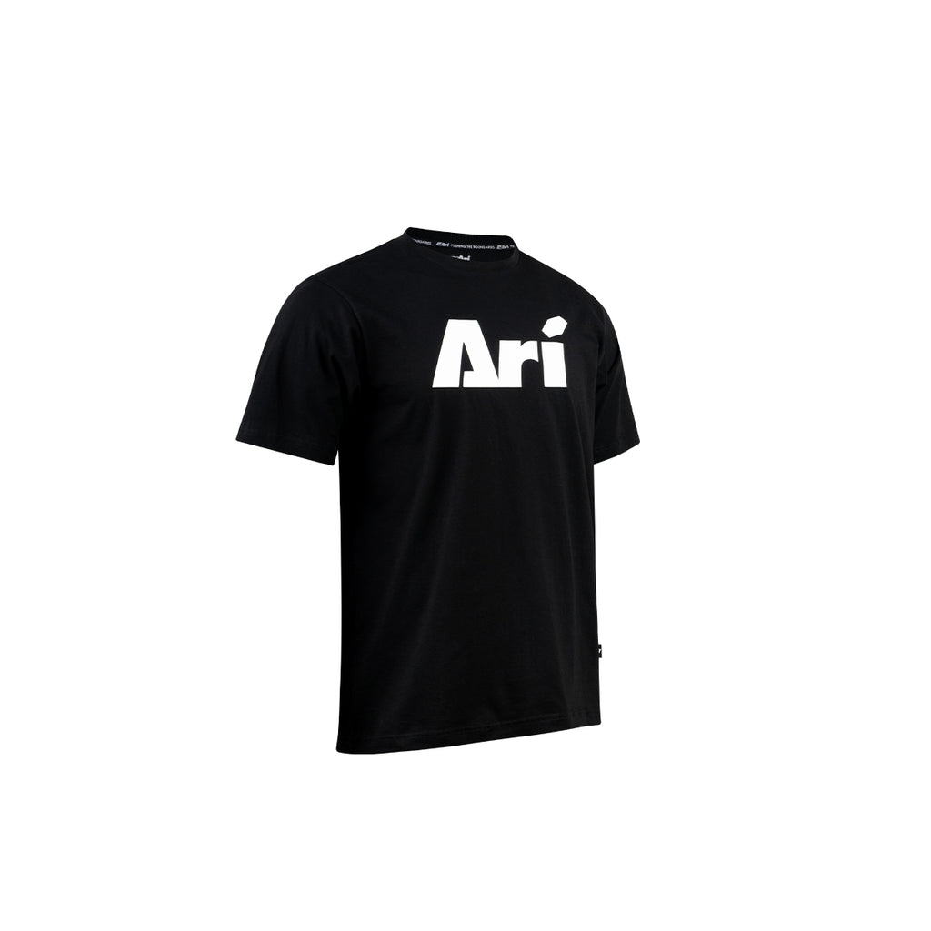 ARI KIDS ESSENTIAL SIGNATURE TEE - BLACK/WHITE/WHITE