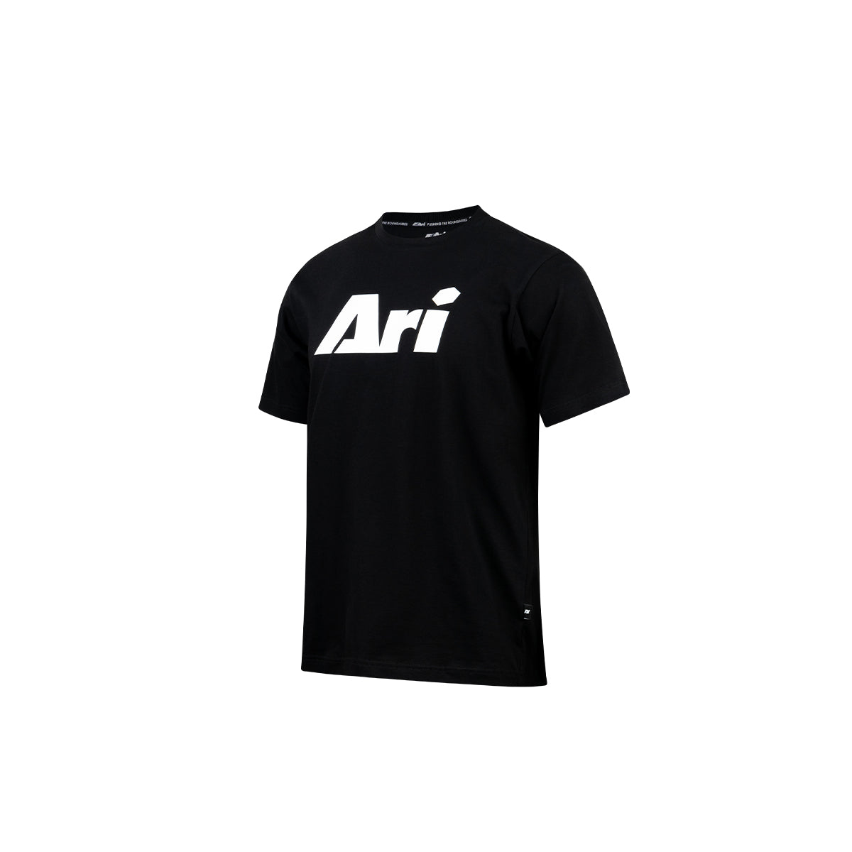 ARI KIDS ESSENTIAL SIGNATURE TEE - BLACK/WHITE/WHITE