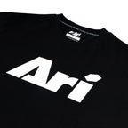 ARI KIDS ESSENTIAL SIGNATURE TEE - BLACK/WHITE/WHITE