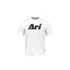 ARI KIDS ESSENTIAL SIGNATURE TEE - WHITE/BLACK/BLACK
