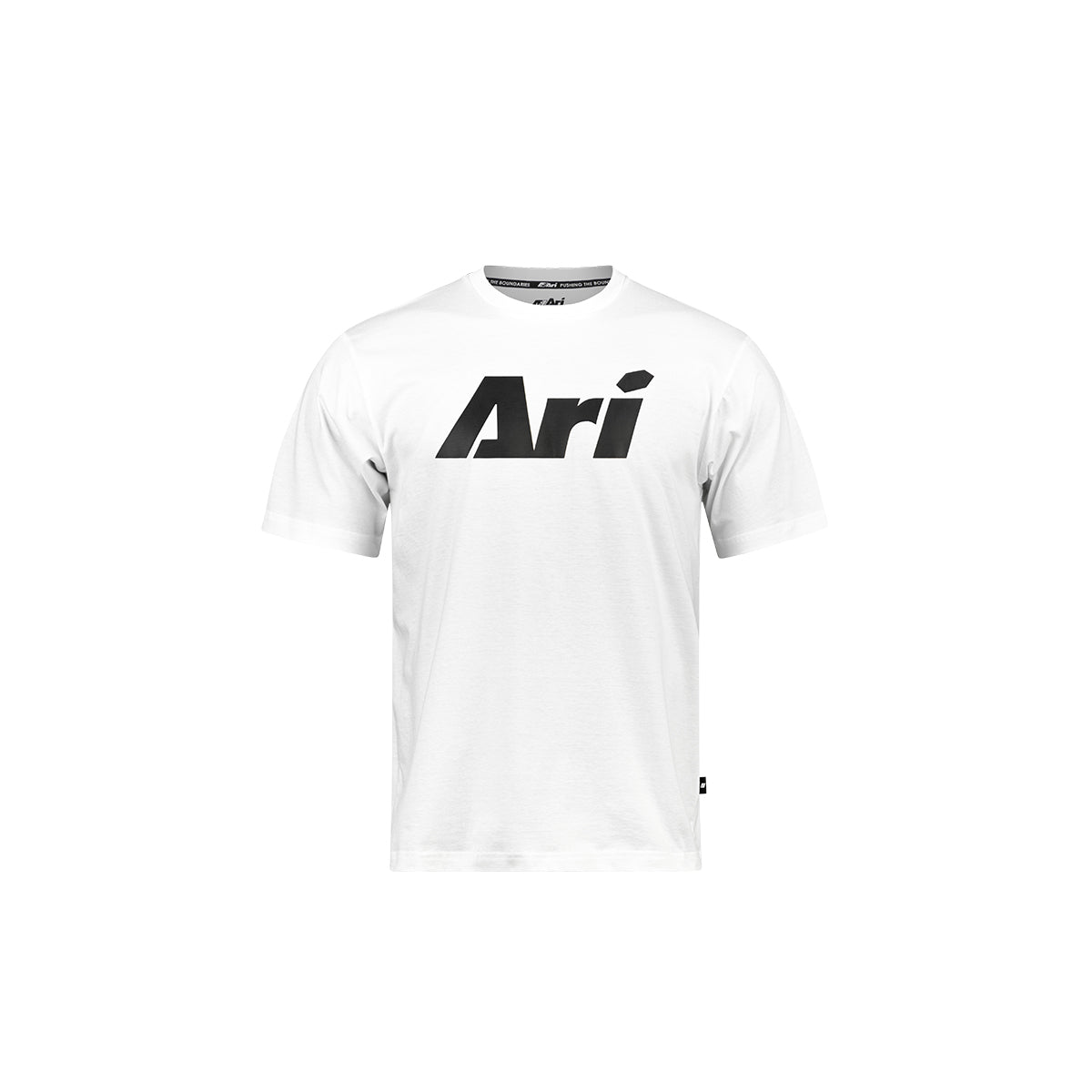 ARI KIDS ESSENTIAL SIGNATURE TEE - WHITE/BLACK/BLACK