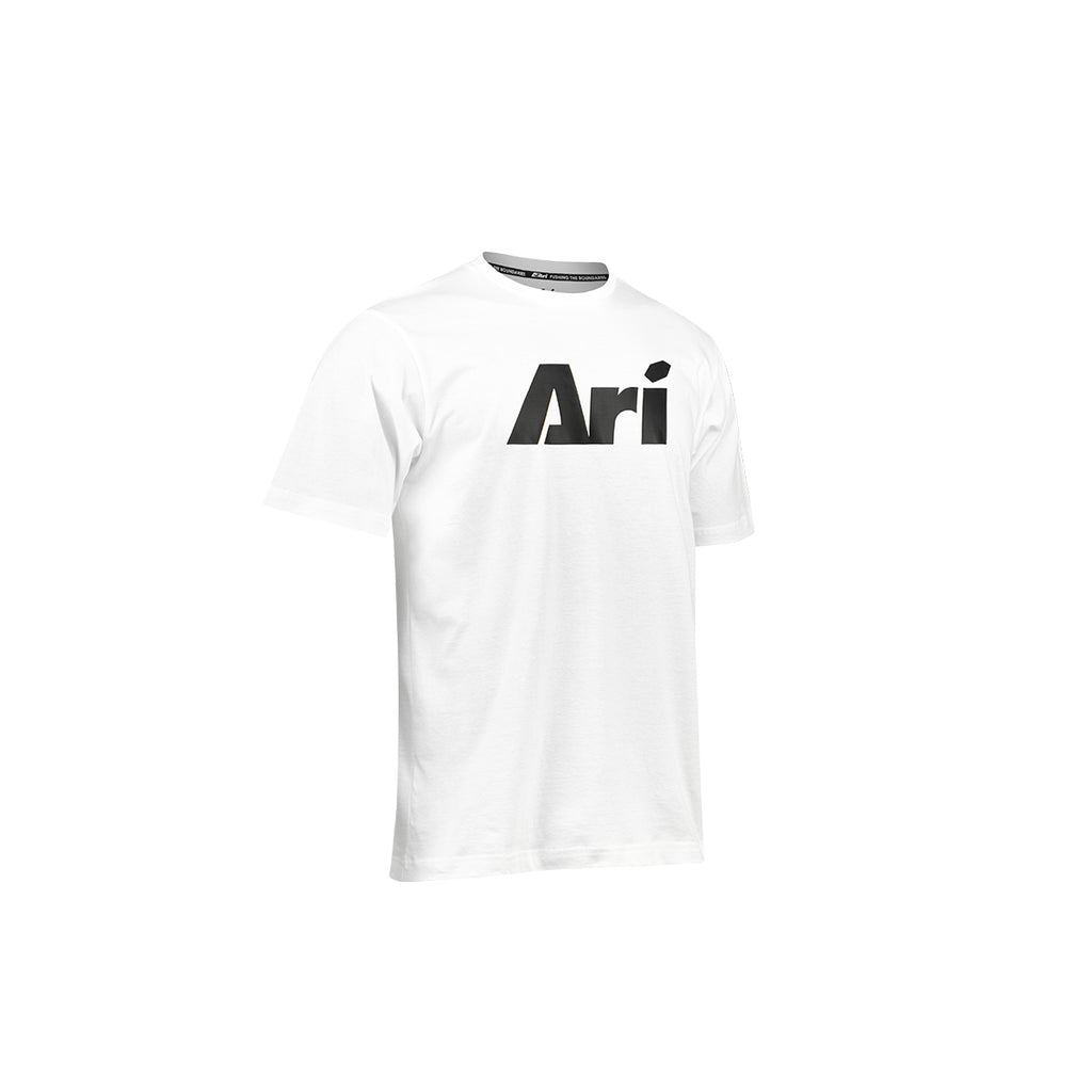 ARI KIDS ESSENTIAL SIGNATURE TEE - WHITE/BLACK/BLACK
