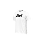 ARI KIDS ESSENTIAL SIGNATURE TEE - WHITE/BLACK/BLACK