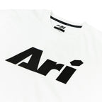 ARI KIDS ESSENTIAL SIGNATURE TEE - WHITE/BLACK/BLACK