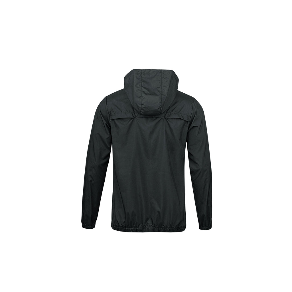 ARI KIDS ESSENTIAL WINDBREAKER JACKET - BLACK/SILVER/WHITE