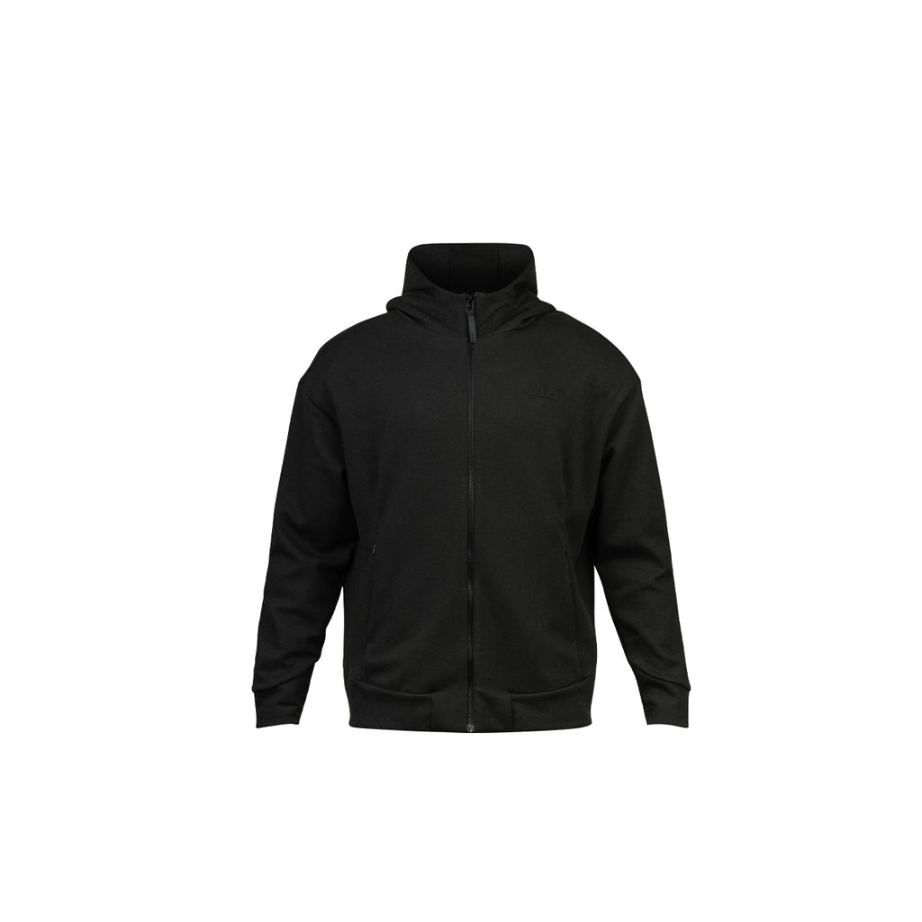 ARI KIDS TAG FULL ZIP HOODED JACKET - BLACK/BLACK/BLACK